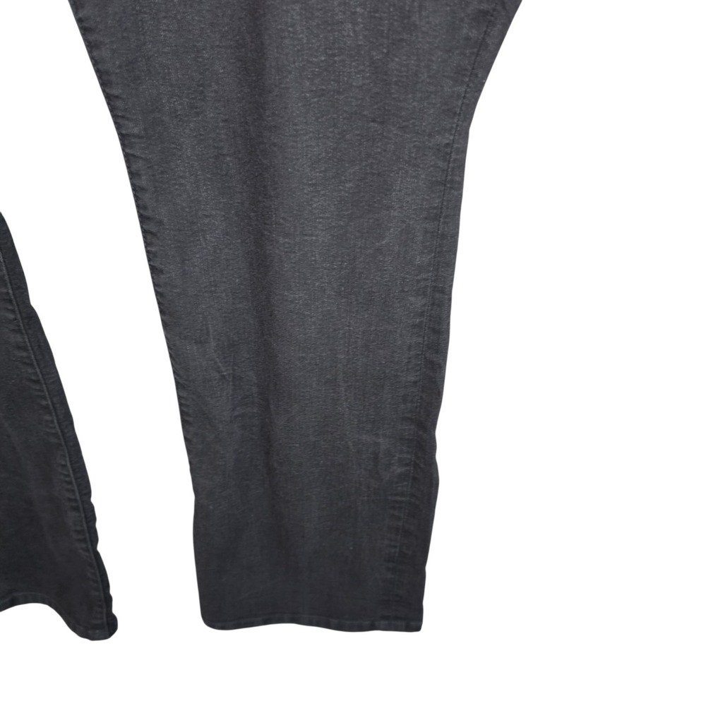 Torrid Jeans Womens 18 Regular Black Denim Straight Leg Mid Rise 5 Pocket - Picture 5 of 7